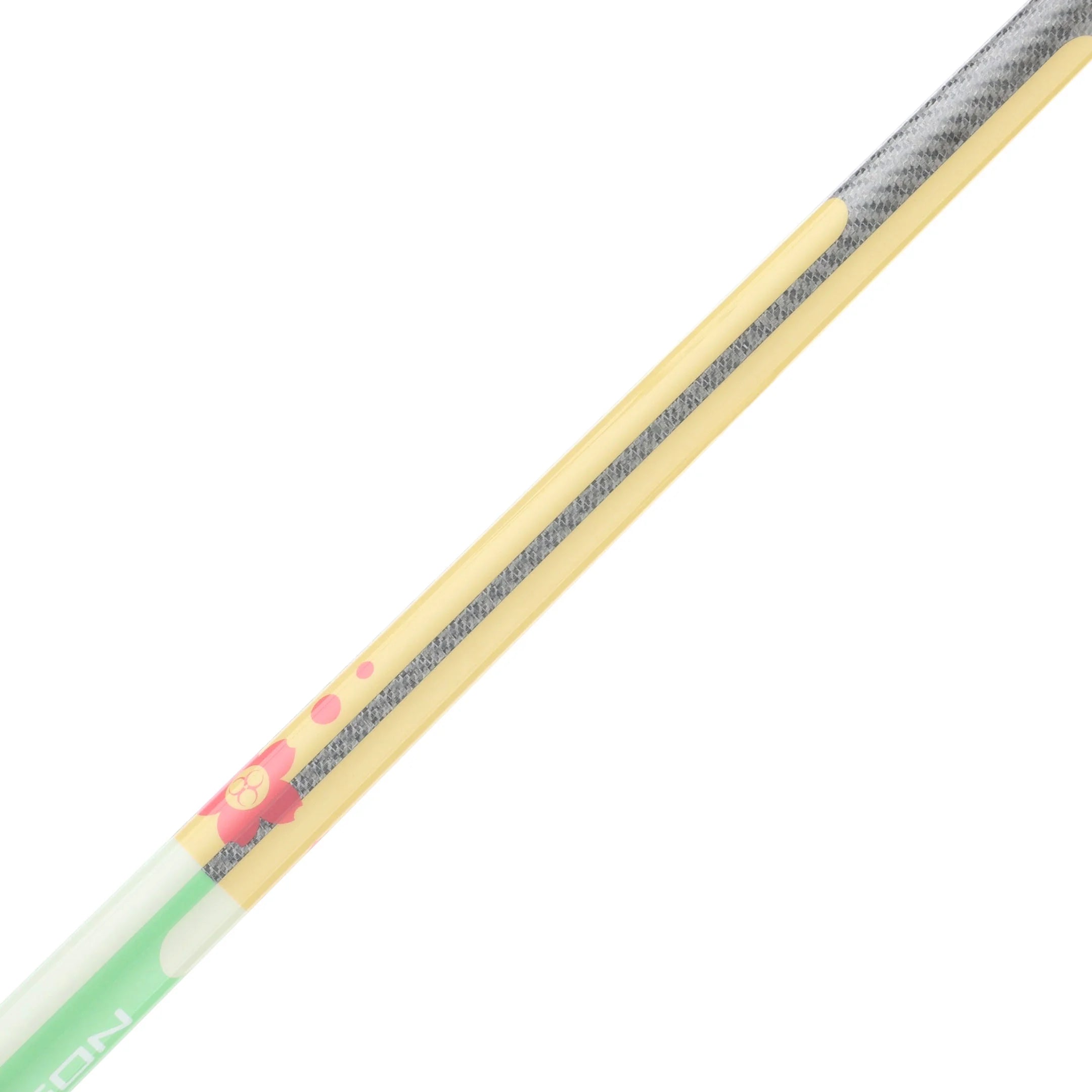 Poinson Candy Pool Cue with Carbon Fiber Shaft - Green/Yellow