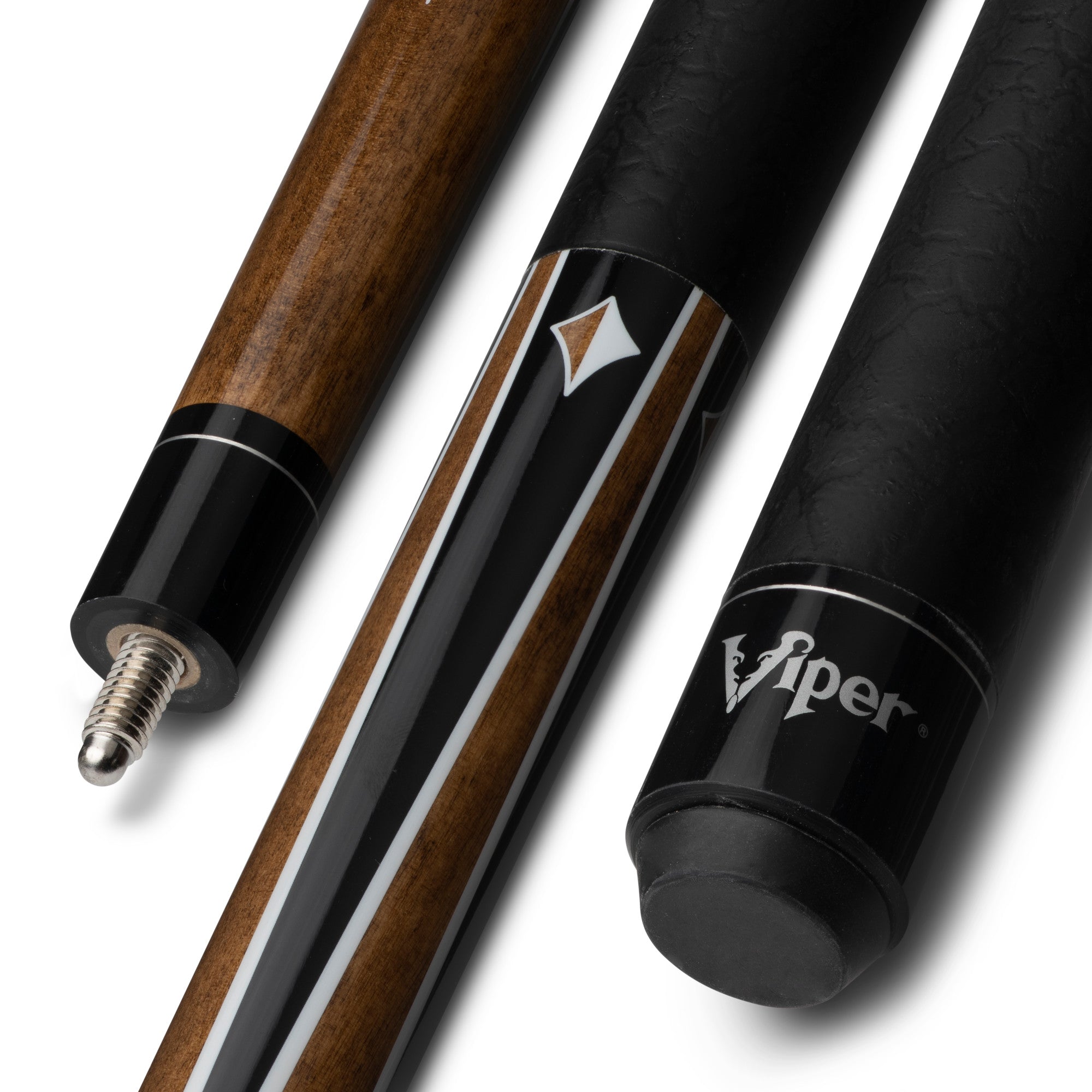 Viper 50-0910 Diamond Brown Stain Billiard/Pool Cue Stick