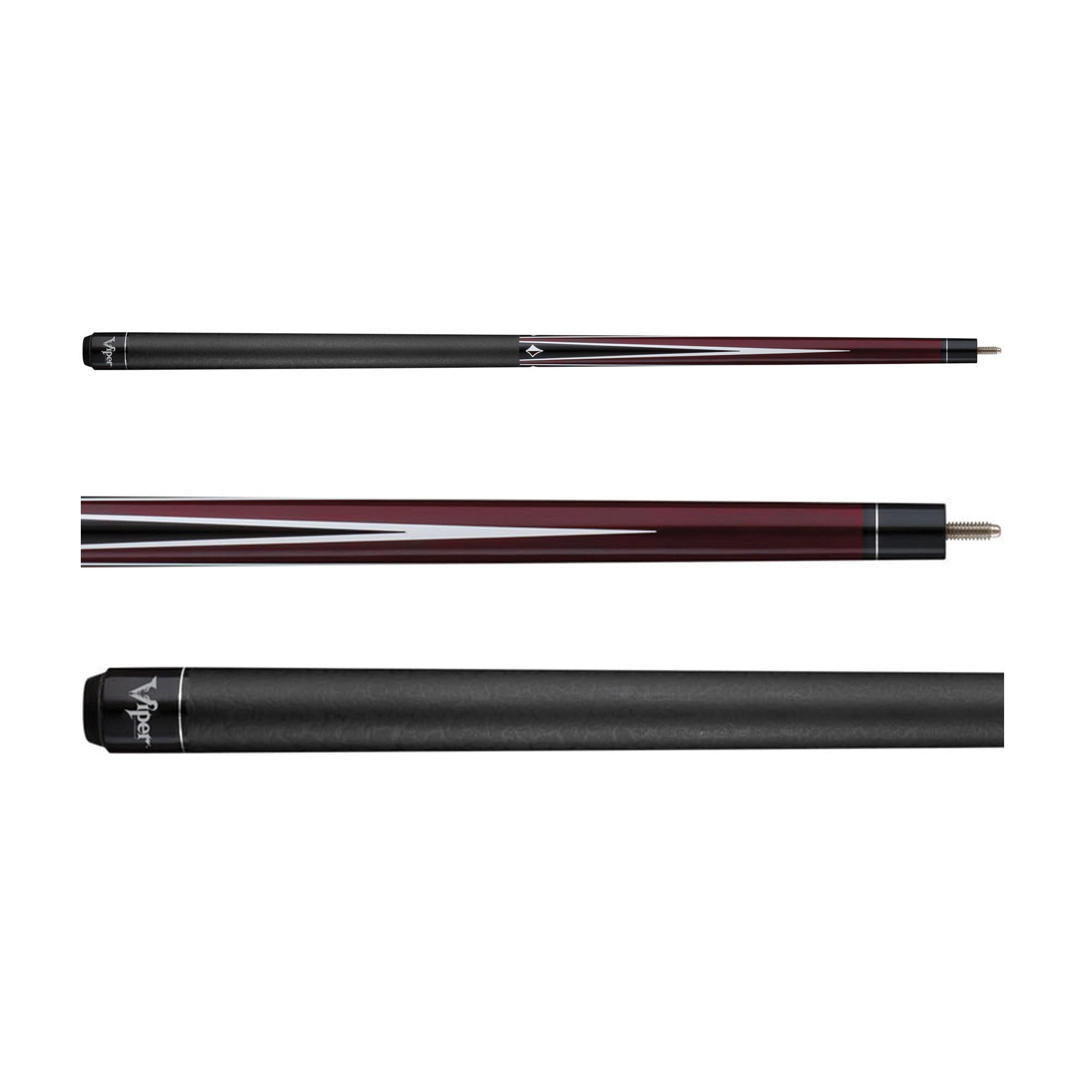 Viper 50-0912 Diamond Burgundy Stain Billiard/Pool Cue Stick