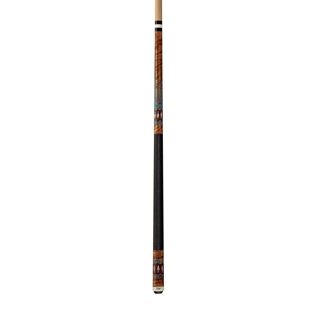 Rage Turquoise Love Cue with Black Nylon Wrap