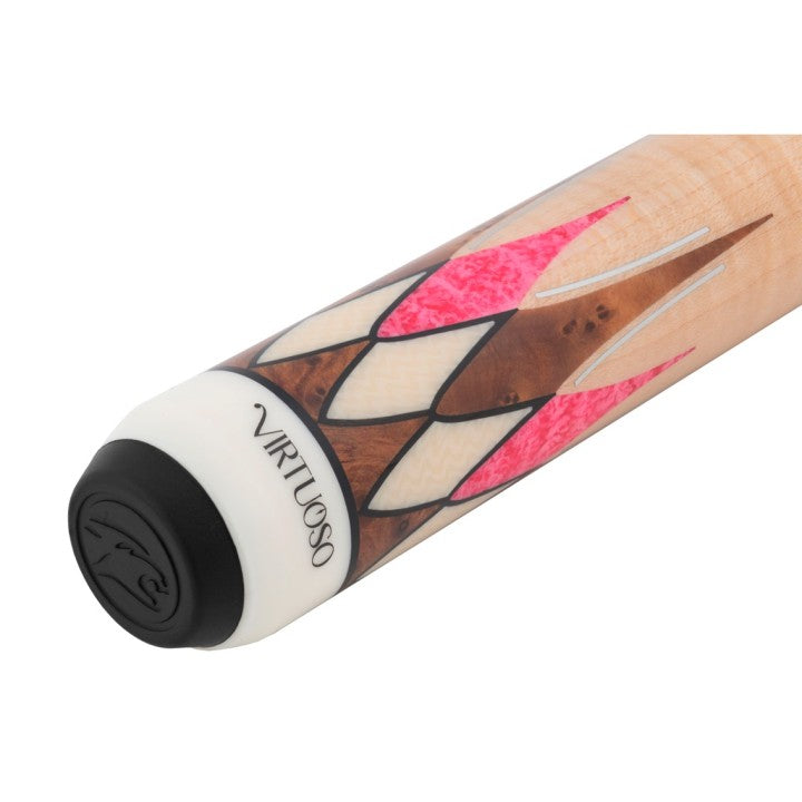 Predator CRM Virtuoso Natural Curly Maple/Pink Stone Carom and 3-Cushion Cue