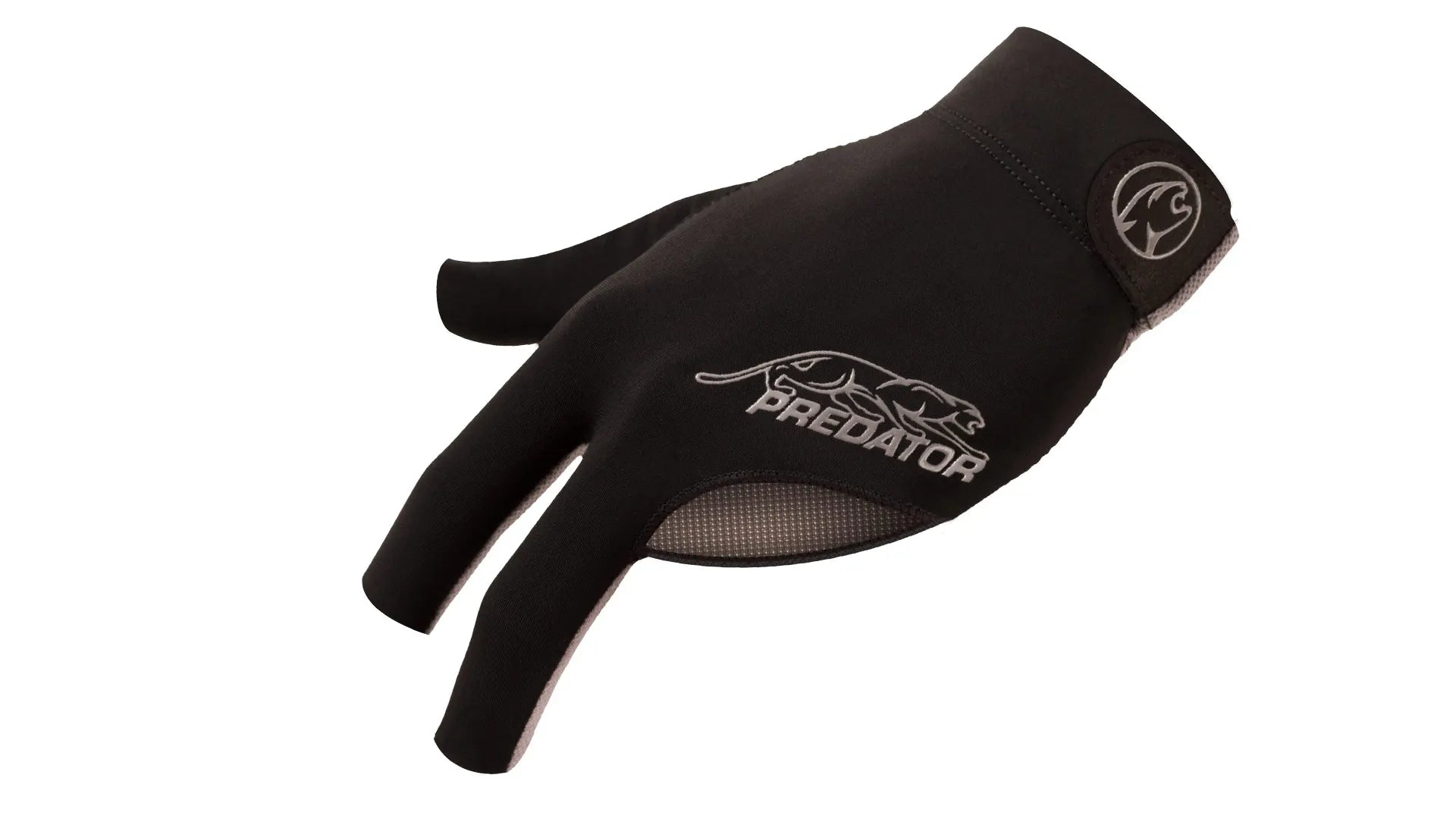 Predator Second Skin Black/Grey Billaird Glove - Left Hand