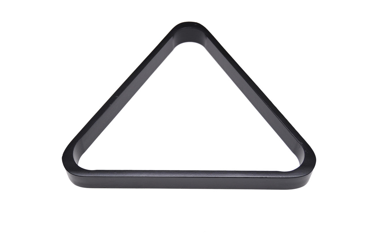 Black 8-Ball Triangle with brushed chrome