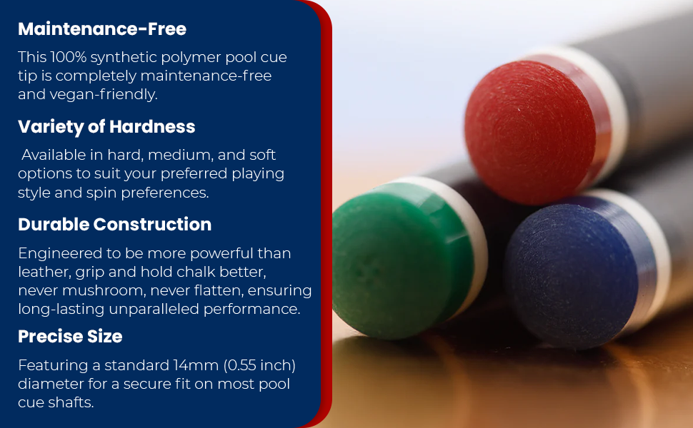 Bulletproof RECOIL Full Synthetic Playing Tip - Single Tip Only