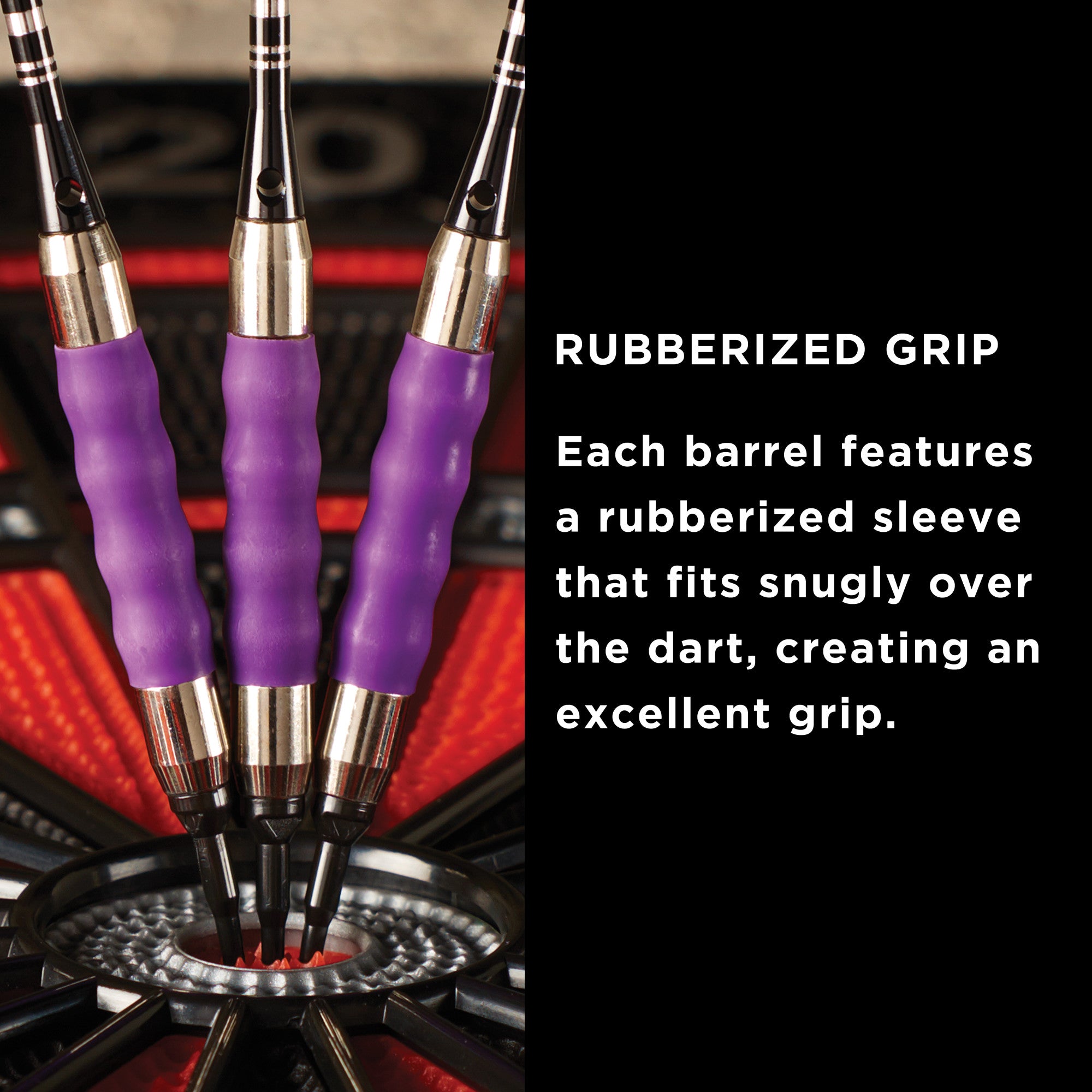 Viper 20-0009 Sure Grip Soft Tip Darts Purple