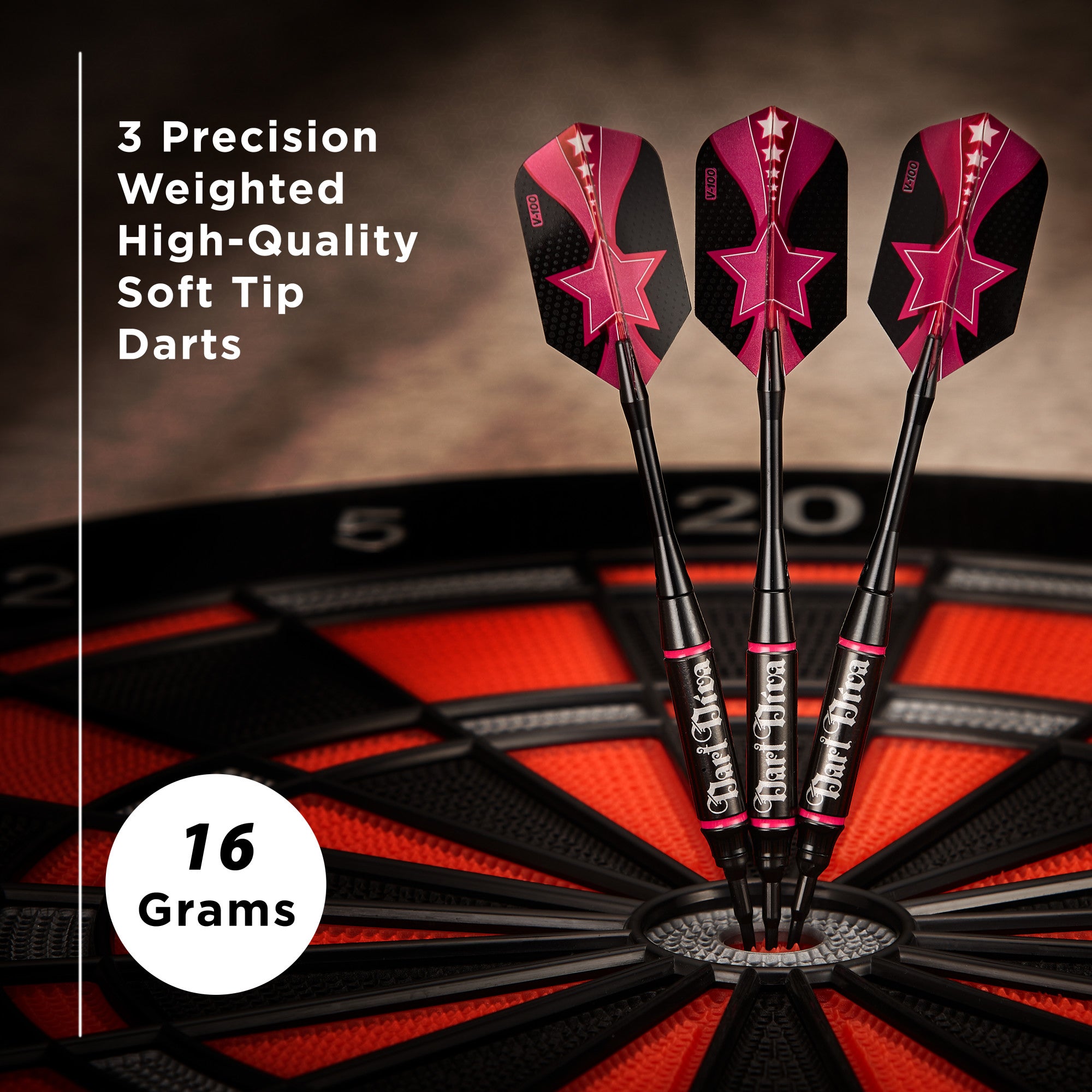 Viper 20-0313-16 Vanity Dart Diva Soft Tip Darts 16 Grams