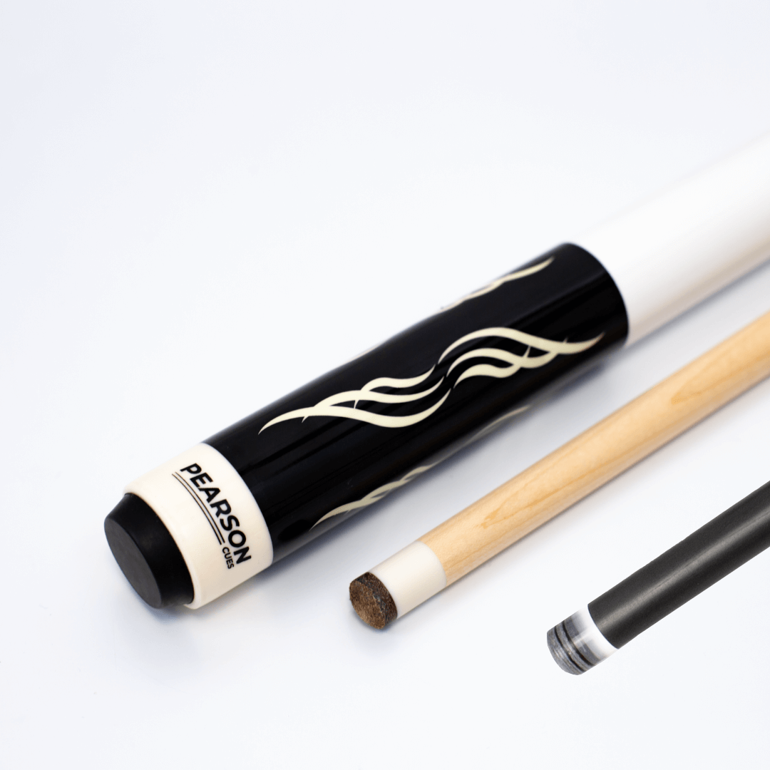 Pearson PK Carbon Clear Cue Black w White Handle