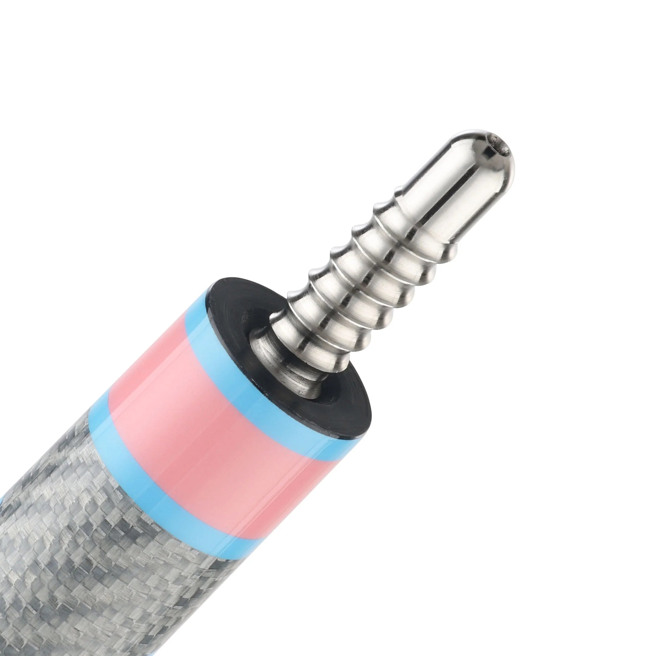 Poison Candy Pool Cue with Carbon Fiber Shaft - Pink/Light Blue