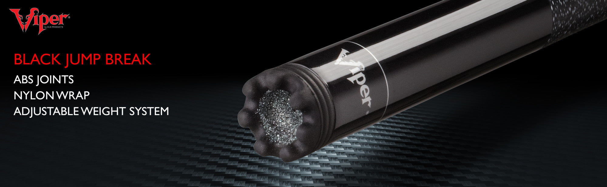 Viper 50-0503 Jump Break Cue Stick Black