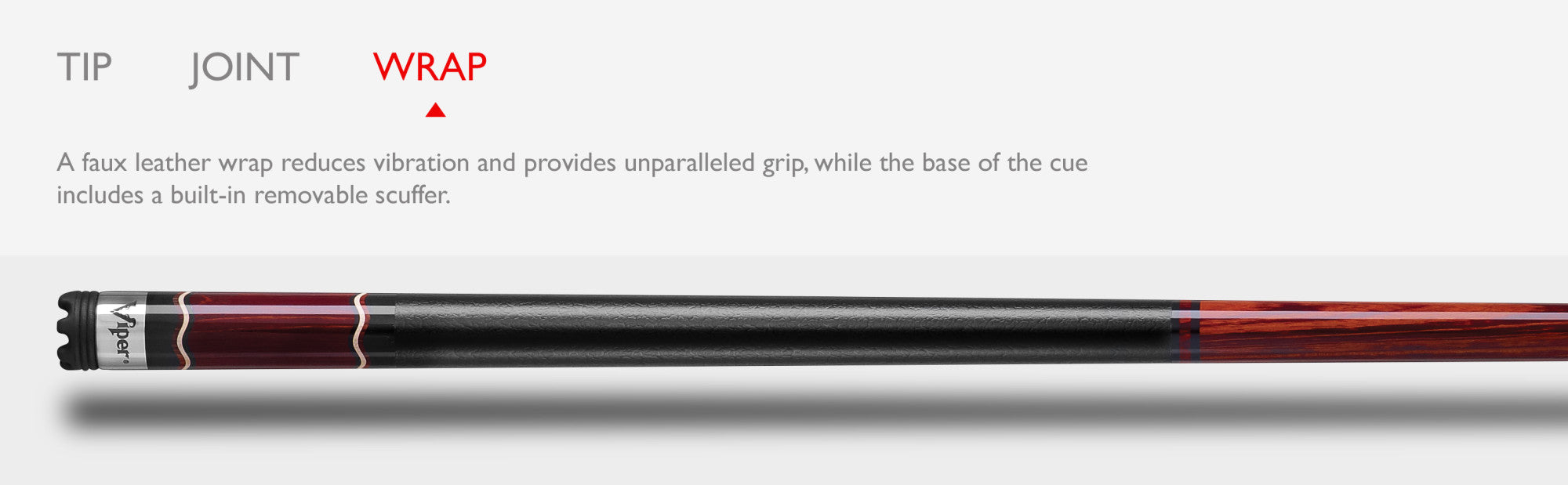 Viper 50-0603 Naturals Birdseye Billiard/Pool Cue Stick