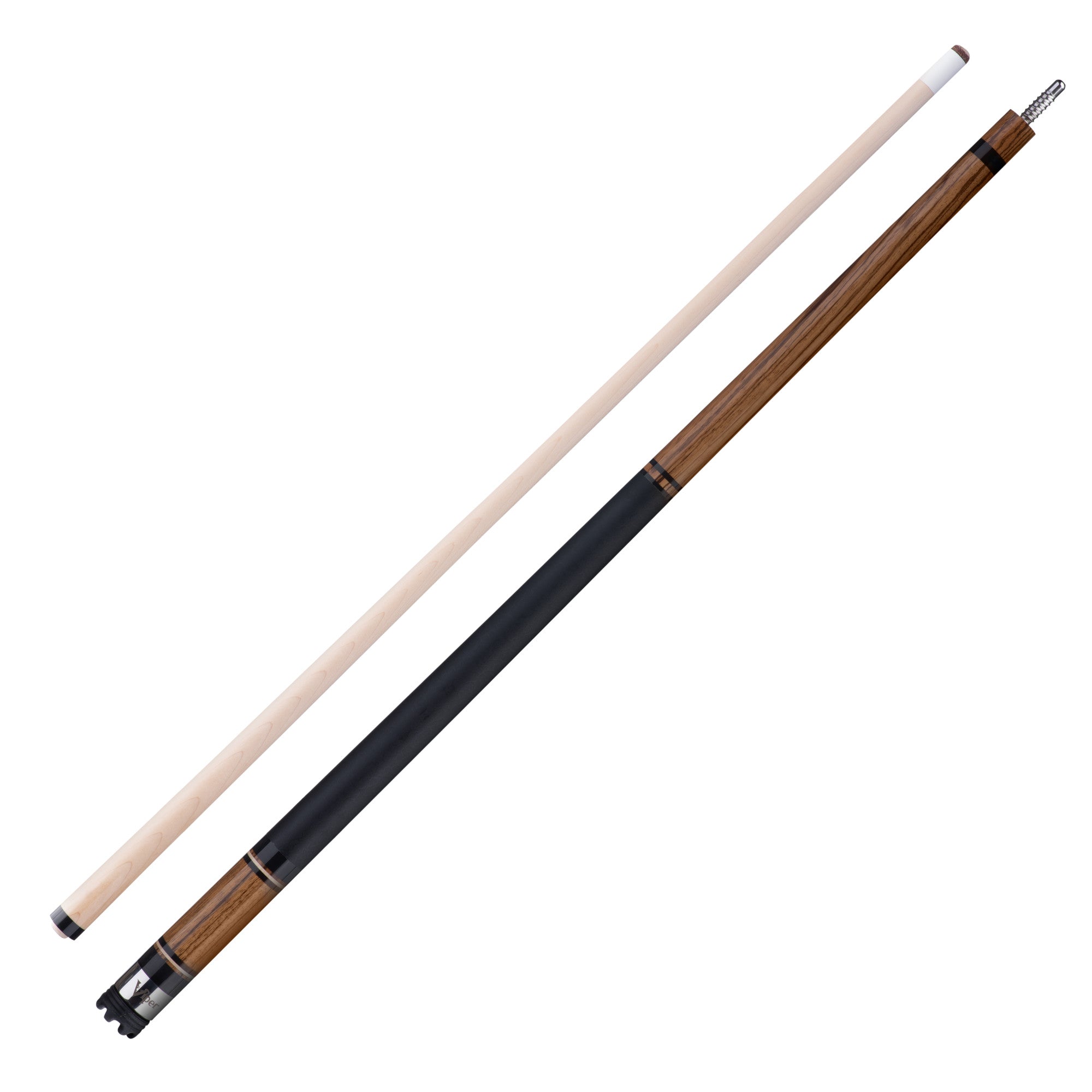 Viper 50-0604 Naturals Zebrawood Billiard/Pool Cue Stick