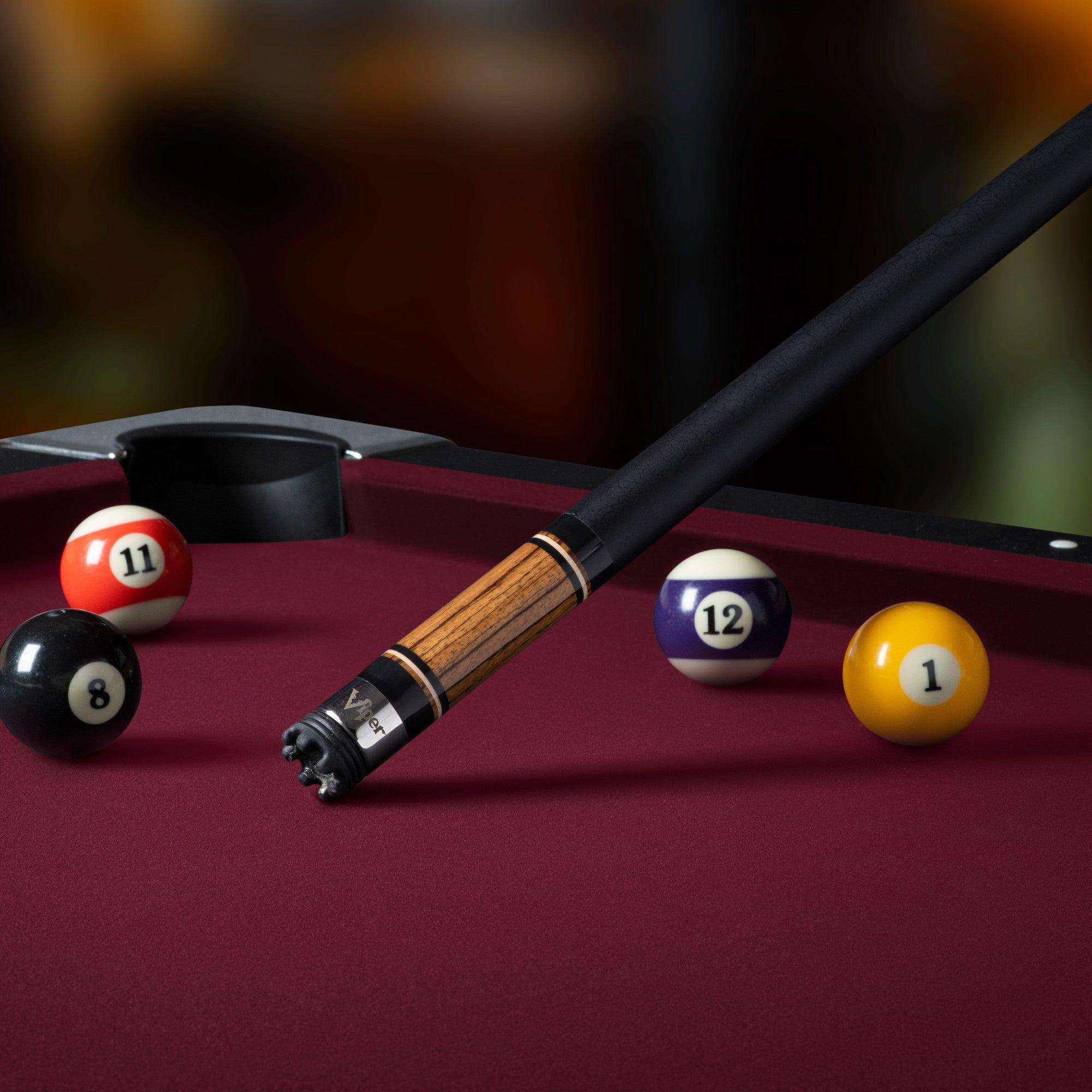Viper 50-0604 Naturals Zebrawood Billiard/Pool Cue Stick