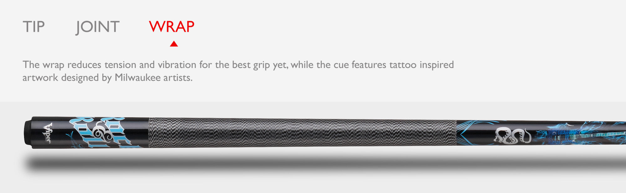 Viper 50-0653 Underground Rock & Roll Billiard/Pool Cue Stick