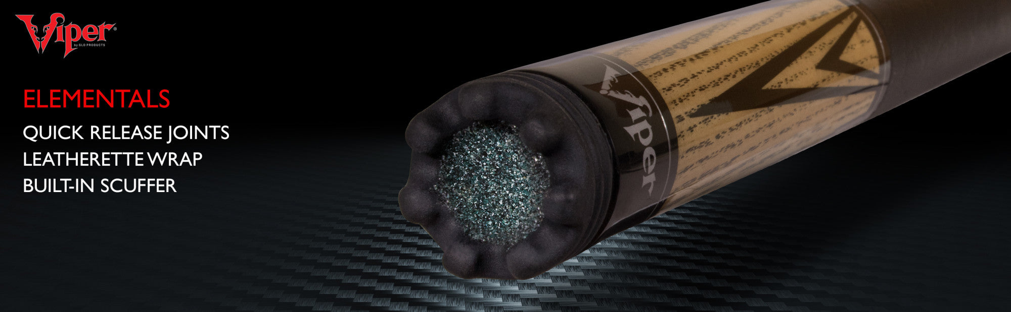 Viper 50-0852 Elementals Ashwood Cherry Stain Billiard/Pool Cue Stick