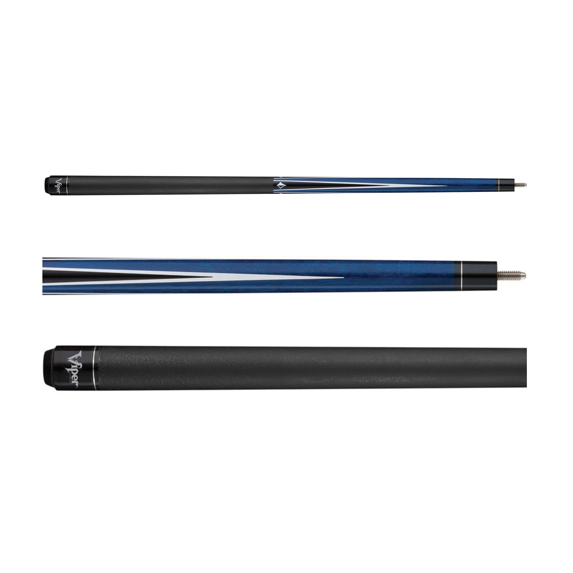 Viper 50-0911 Diamond Blue Stain Billiard/Pool Cue Stick