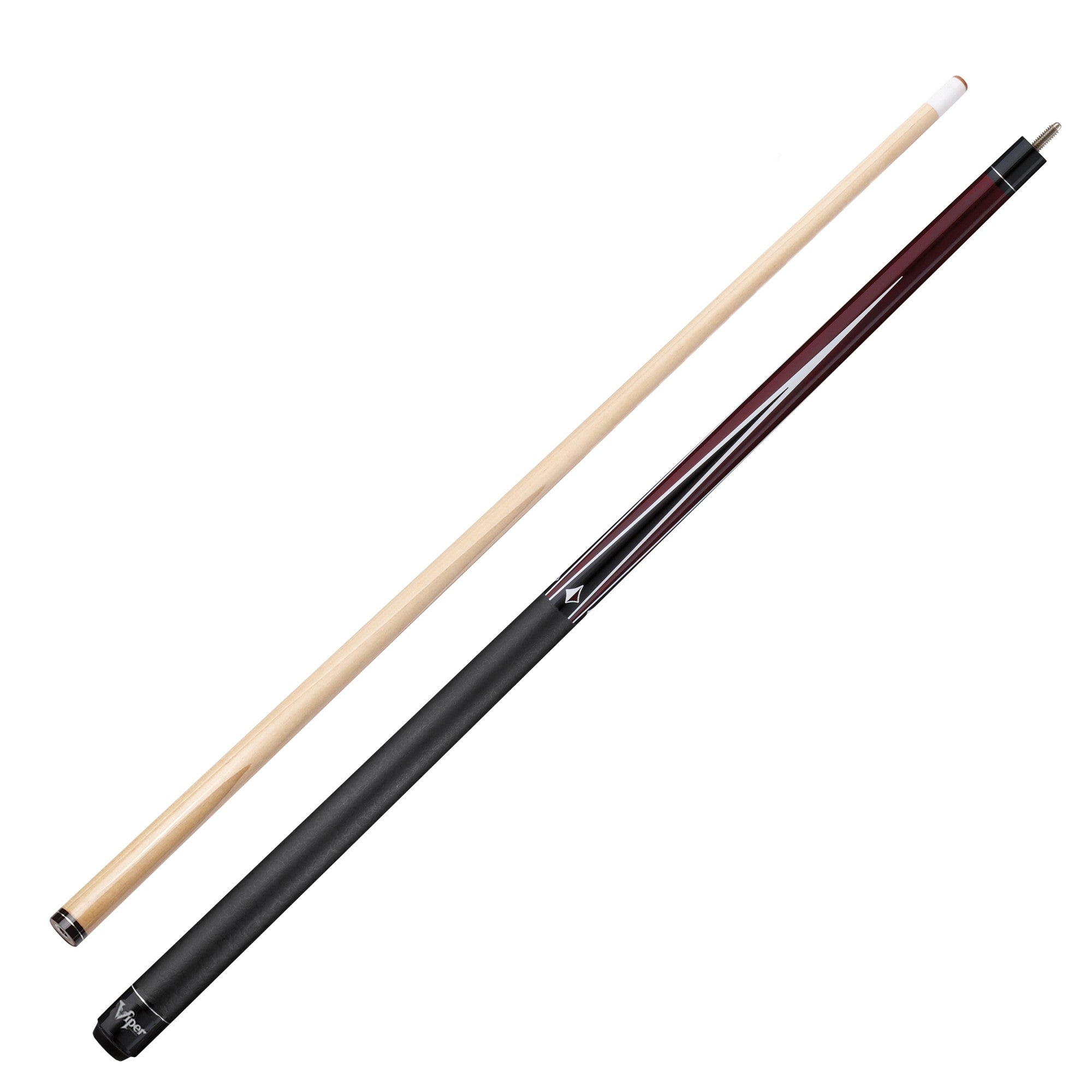 Viper 50-0912 Diamond Burgundy Stain Billiard/Pool Cue Stick