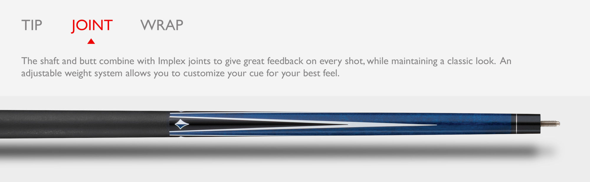 Viper 50-0913 Diamond Black Billiard/Pool Cue Stick