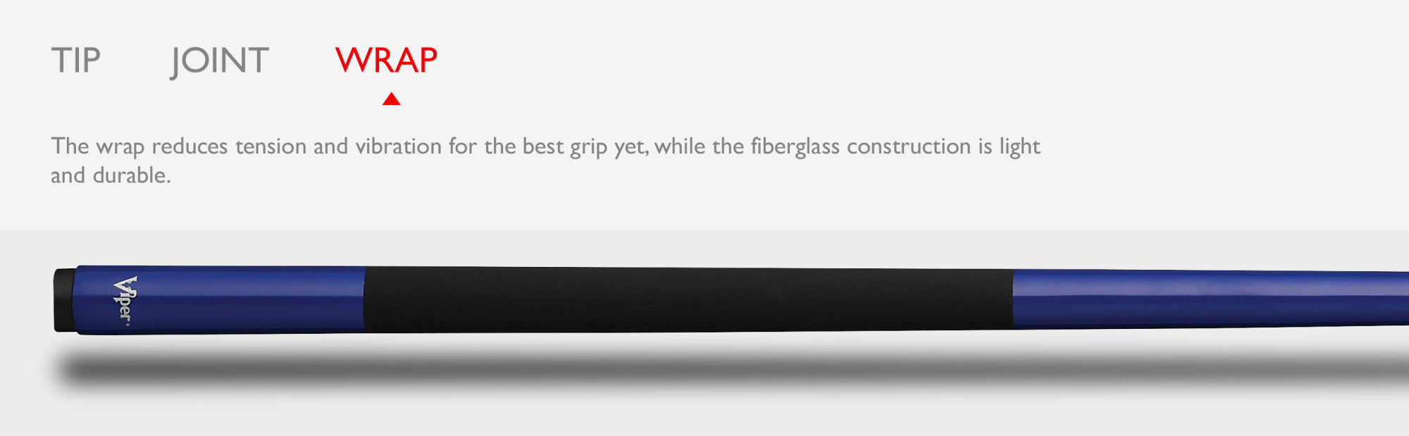 Viper 50-8117 Graphstrike Red Billiard/Pool Cue Stick