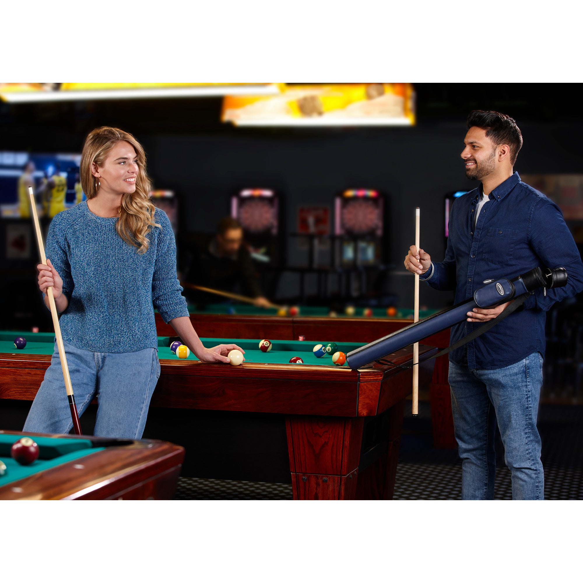 Casemaster 51-0700-03 Q-Vault Supreme Blue Cue Case