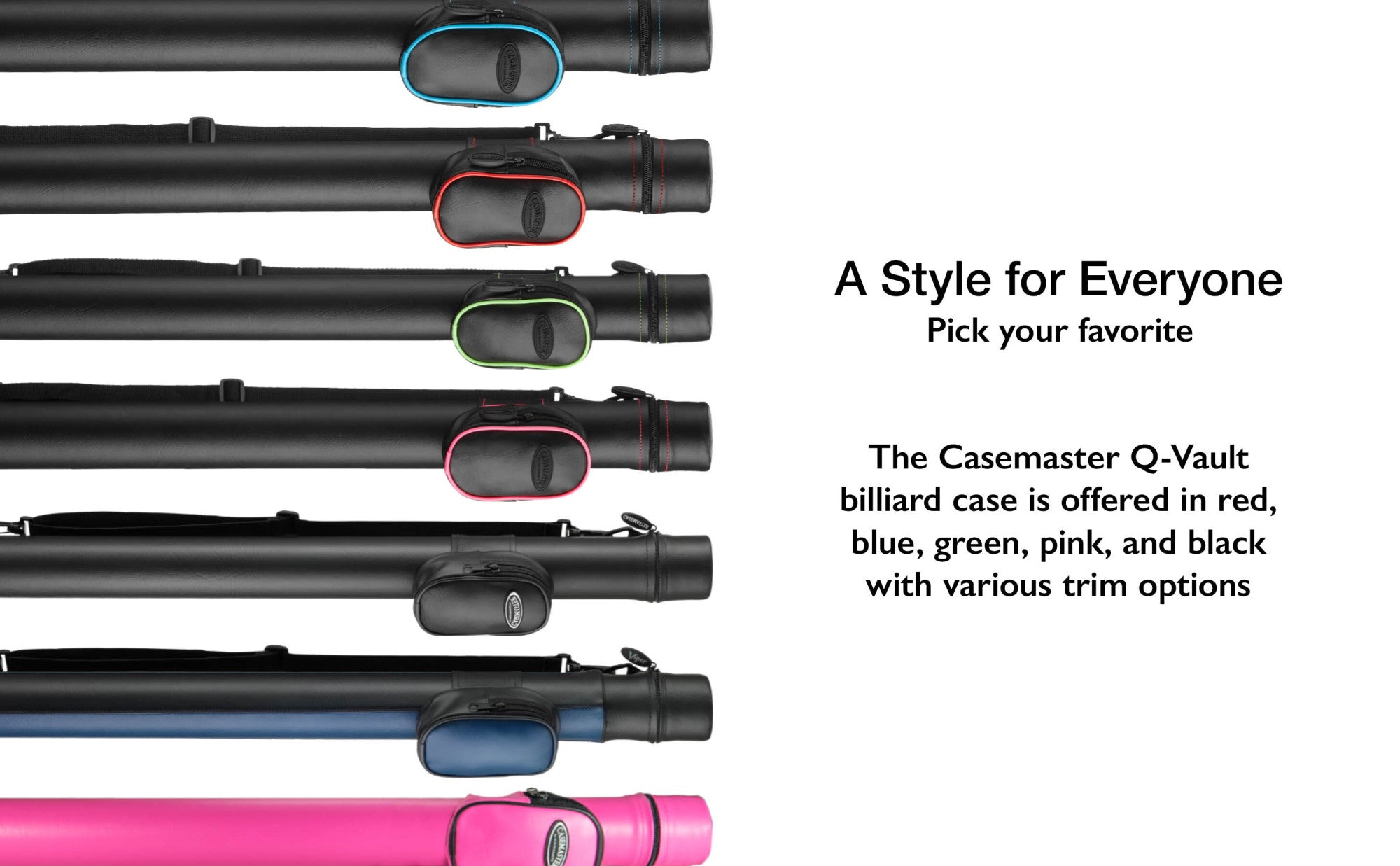 Casemaster 51-0700-03 Q-Vault Supreme Blue Cue Case