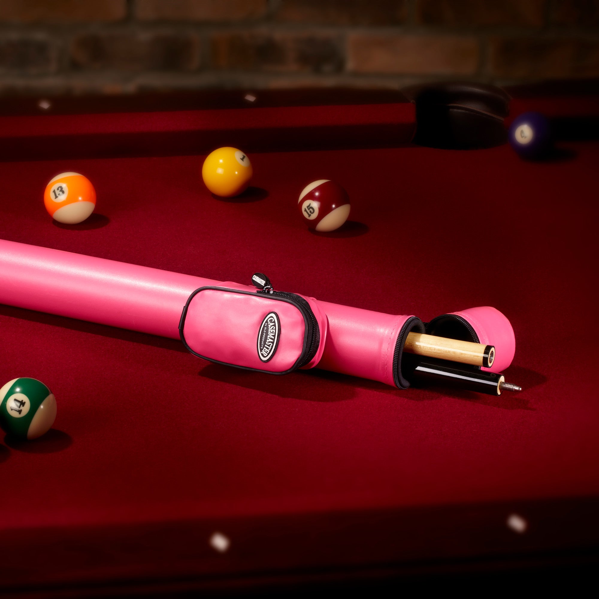 Casemaster 51-0700-12 Q-Vault Supreme Pink Cue Case