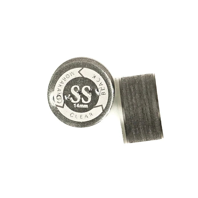 Morakami  II Black Clear Cue Tips - With installation