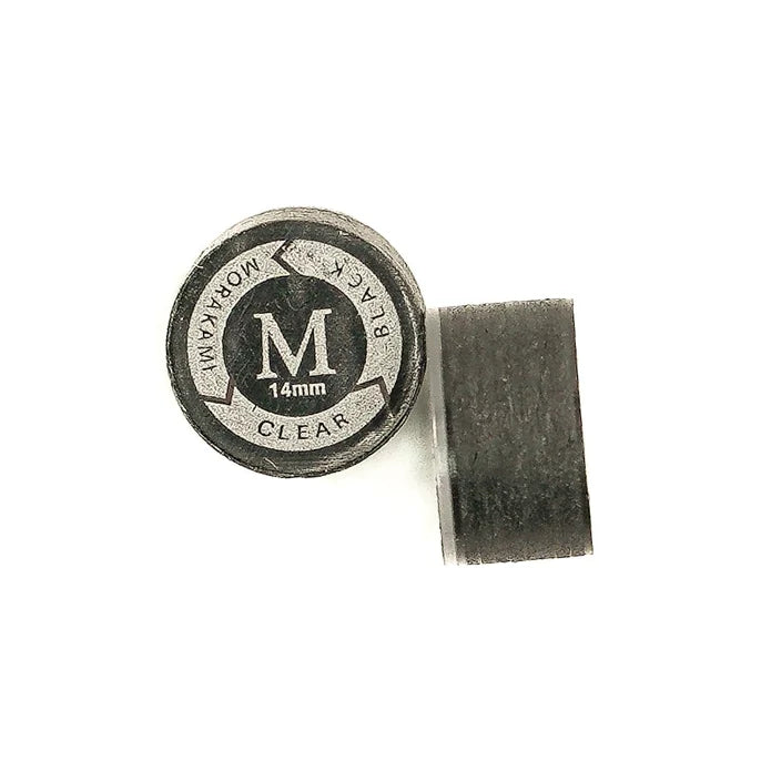 Morakami  II Black Clear Cue Tips - With installation