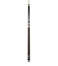 Dufferin Black & Brown Cue with Embossed Leather Wrap