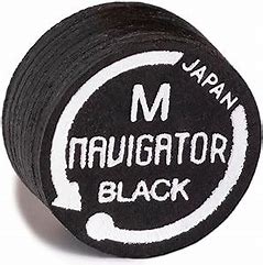 Navigator Black Pool Cue Tip-Single