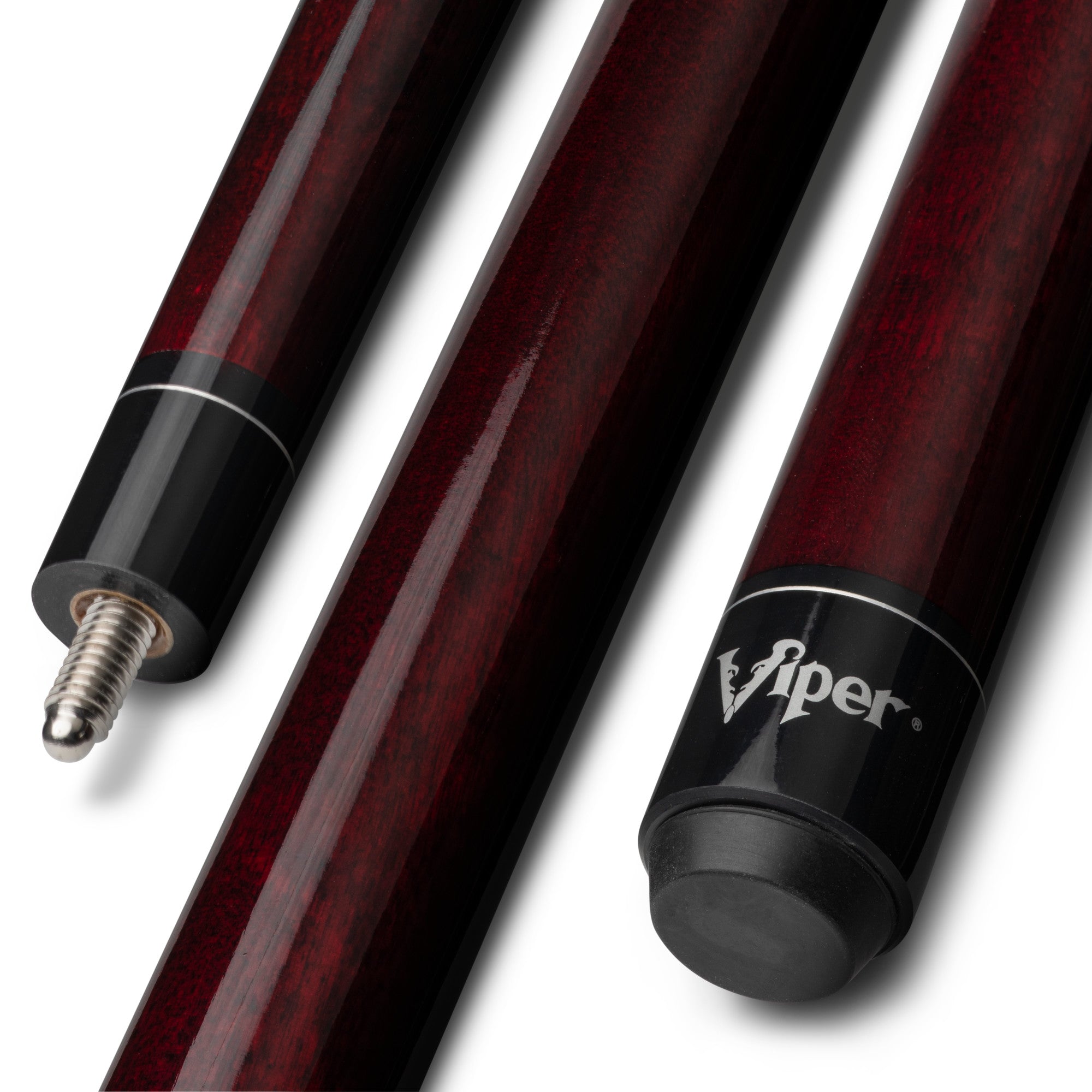 Viper PP-01 Elite Series Red Unwrapped Billiard/Pool Cue Stick