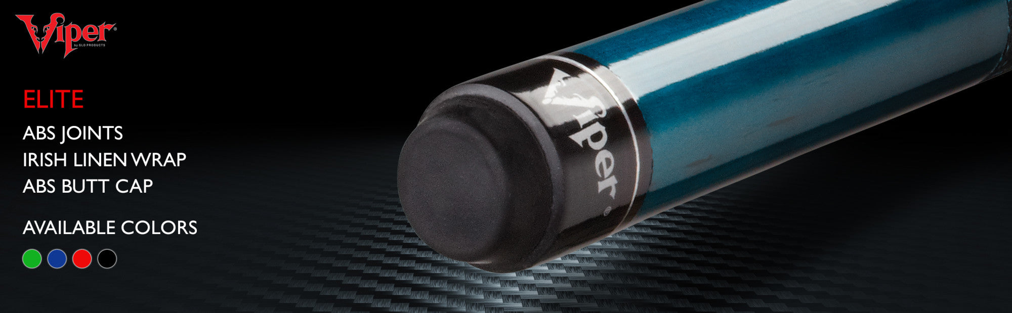 Viper PP-17 Elite Series Green Wrapped Billiard/Pool Cue Stick