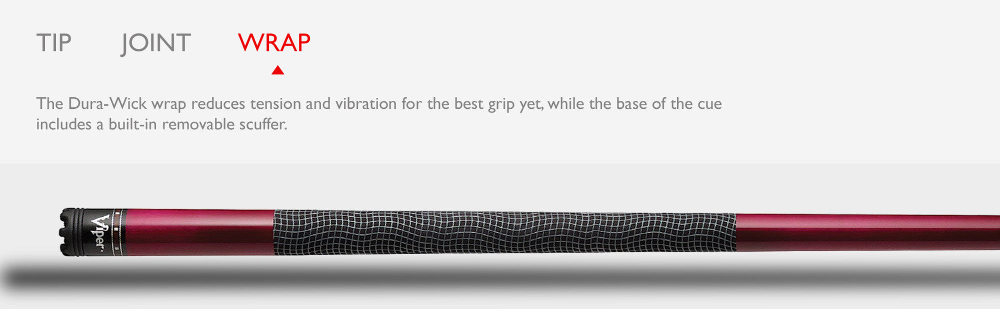 Viper PP-60 Clutch Black Billiard/Pool Cue Stick