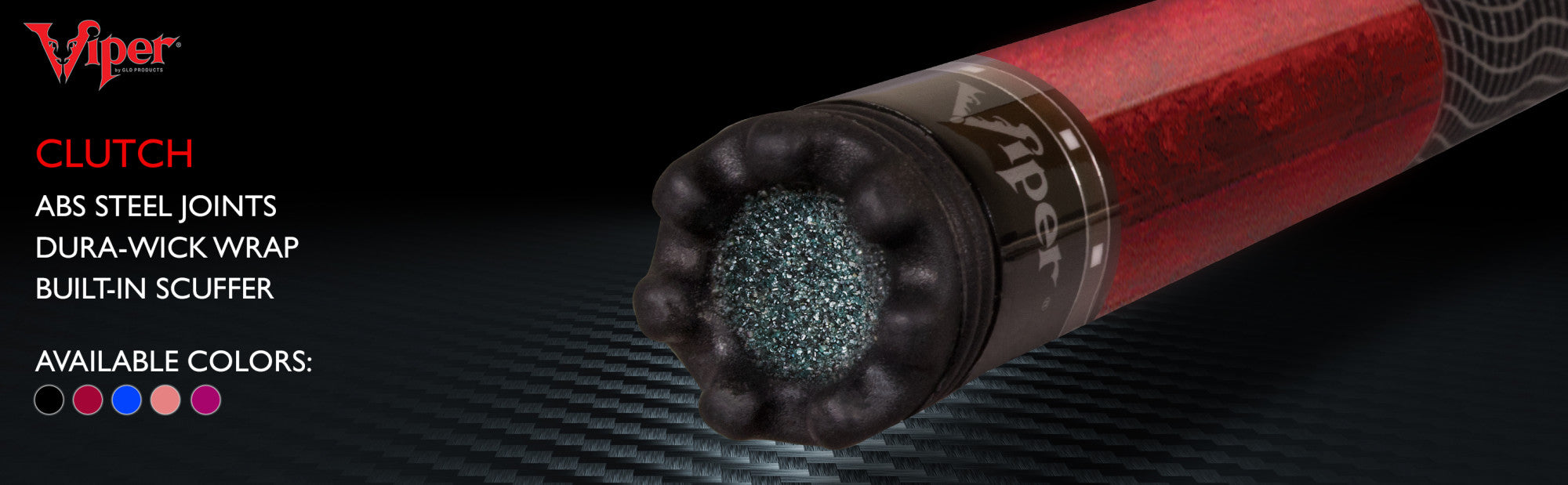 Viper PP-63 Clutch Pink Billiard/Pool Cue Stick