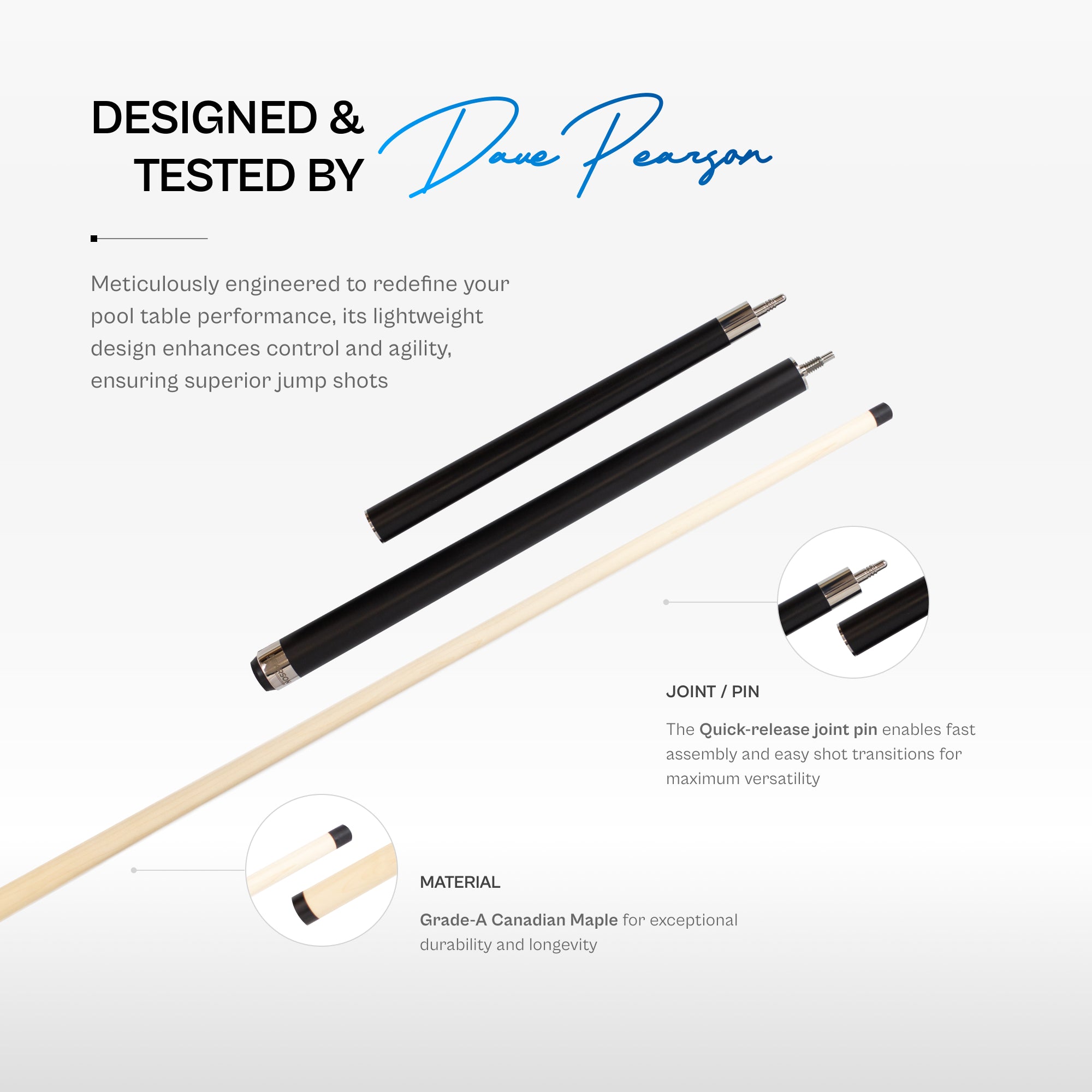 Pearson Jump Break Cue