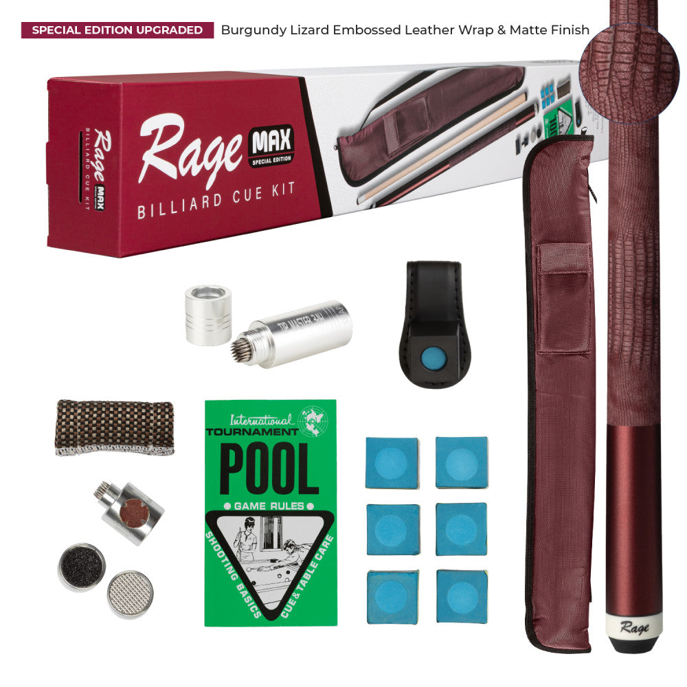 Rage Max Billiard Cue Kit