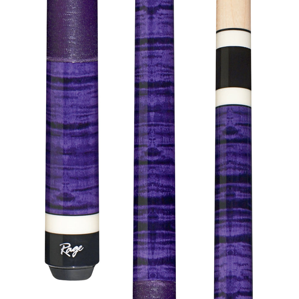 Rage Purple Reign Cue with Purple Nylon Wrap