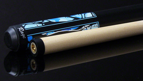 Rage Matte Blue Poison Oak Camo Wrapless Cue