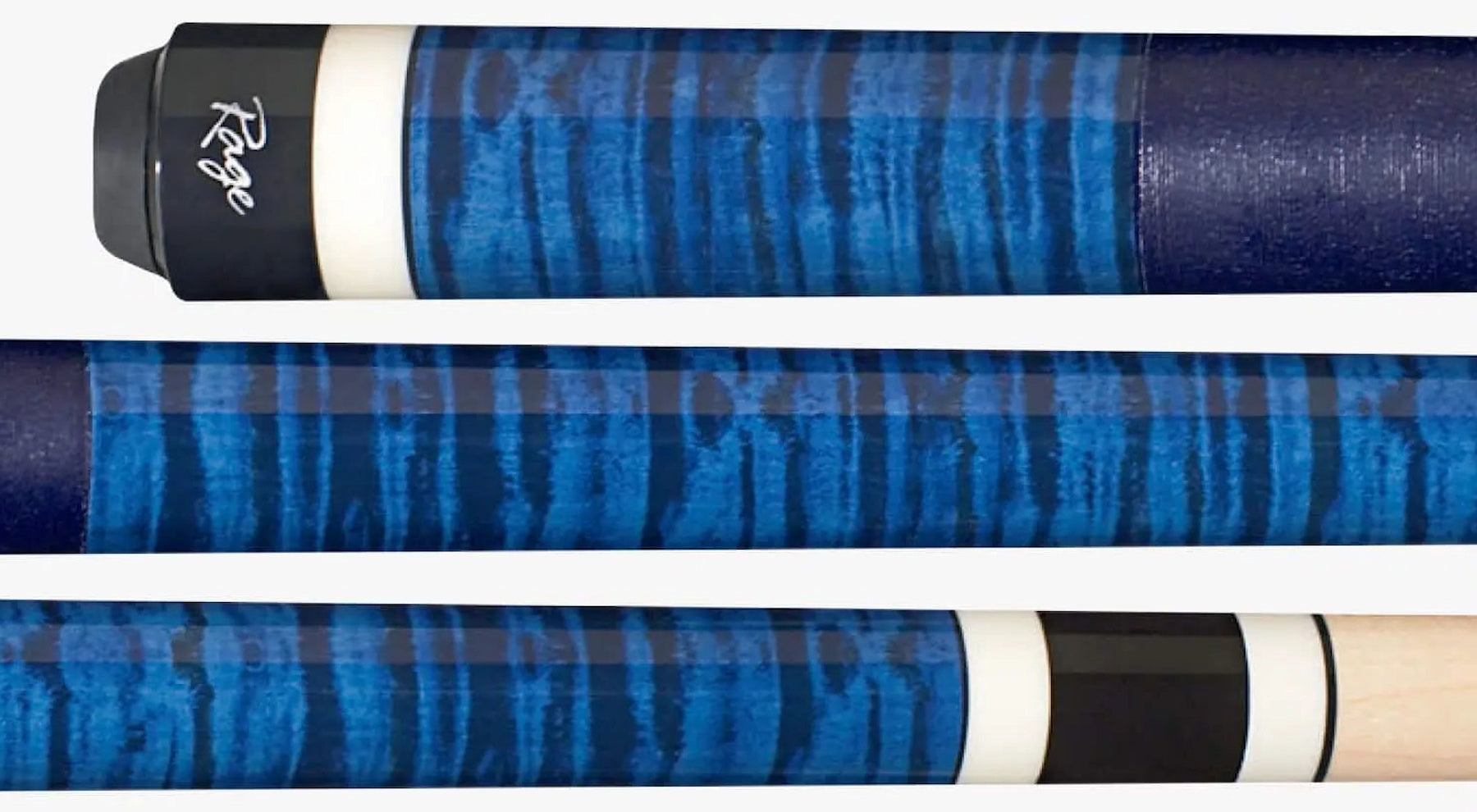 Rage Blue Moon Cue with Blue Nylon Wrap