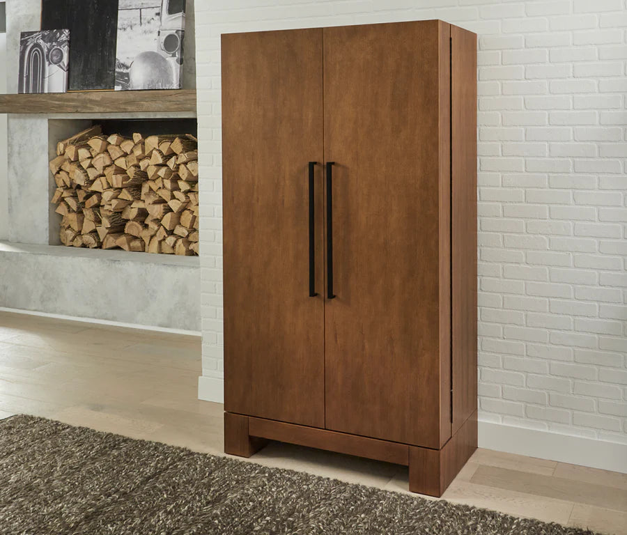 Alta Wine & Spirit Cabinet (Brushed Walnut)