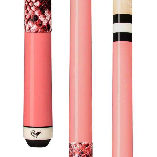 Rage Pretty in Pink Cue w/ Faux Snak Skin Wrap