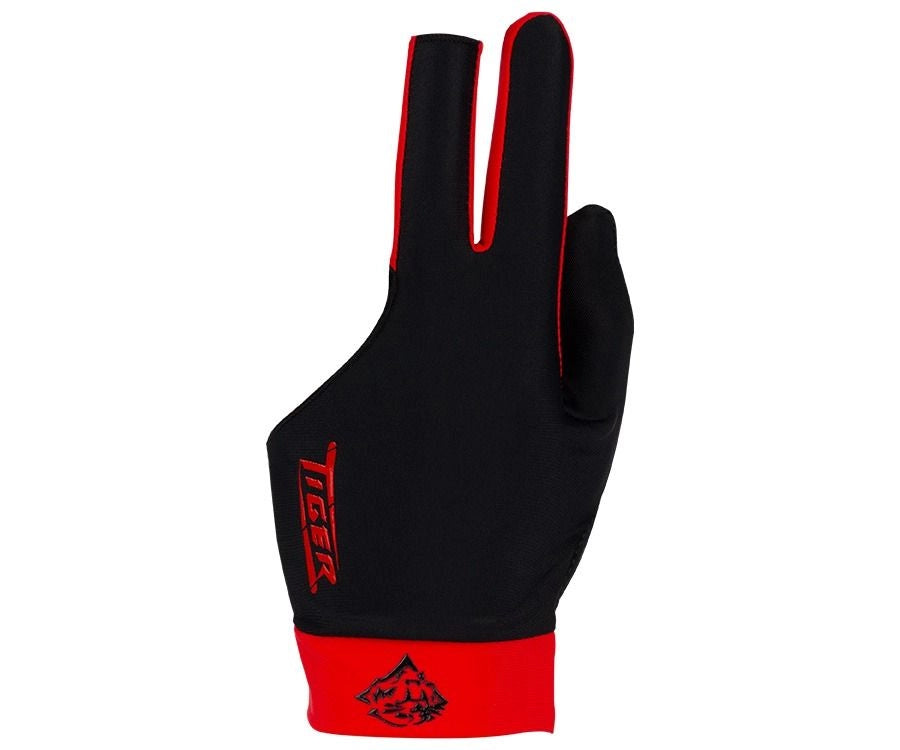 Tiger BGLTPR Pro Black & Red Glove-Bridge Hand Left
