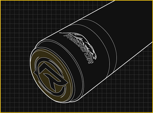 Predator Black BK Rush® Break Cue - No Wrap