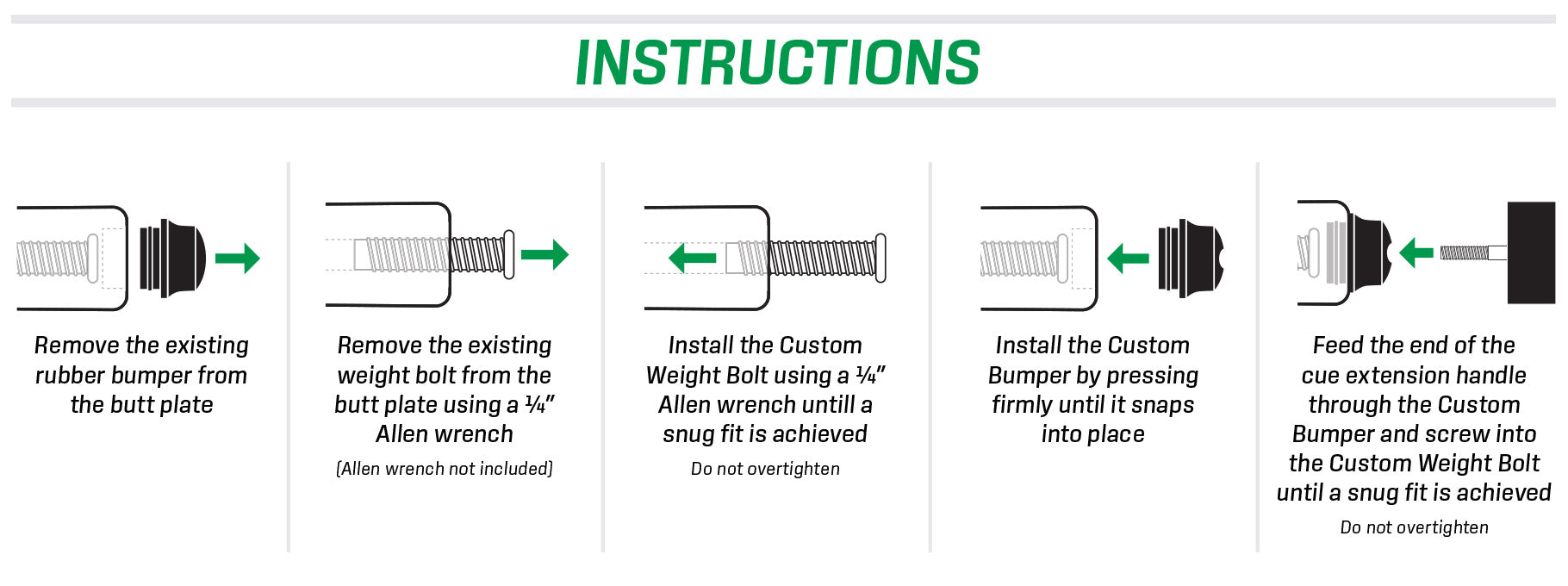 McDermott 11" Cue Extension