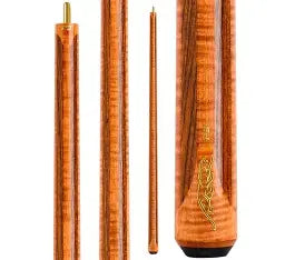 Predator P3 Auro Golden Stained Curly Maple & Bocote Pool Cue - No Wrap
