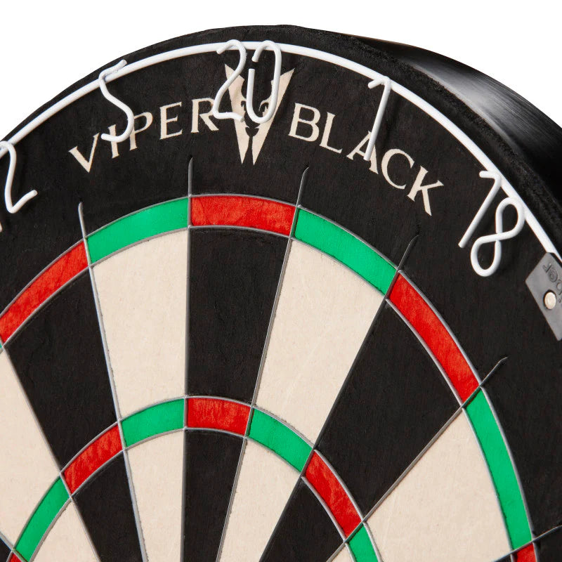 VIper Black Obsidian Sisal Dartboard WDF Accredited