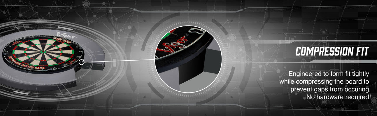 Viper Guardian Dartboard Surround Black