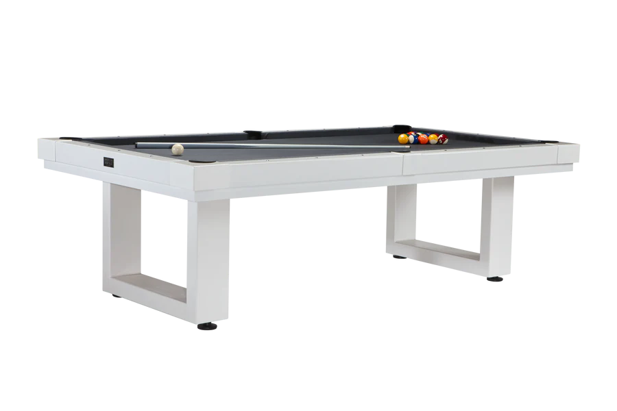 Lanai 8' Outdoor Pool Table (Pearl White)