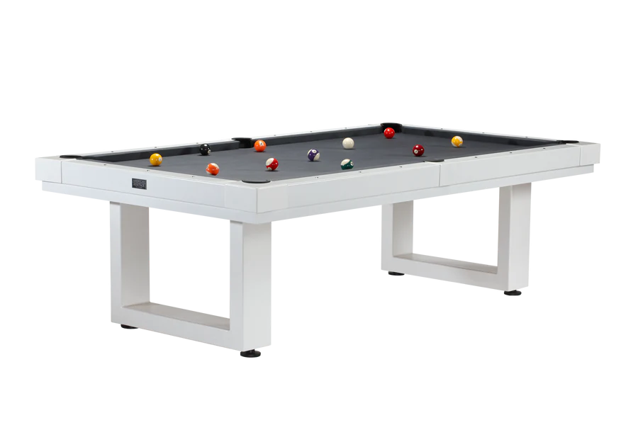 Lanai 8' Outdoor Pool Table (Pearl White)