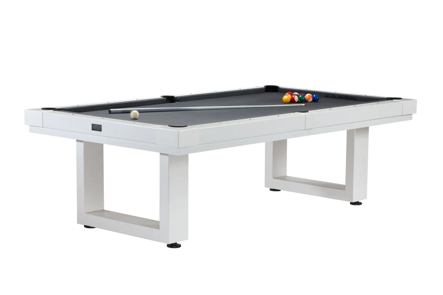 Lanai 8' Outdoor Pool Table (Pearl White)