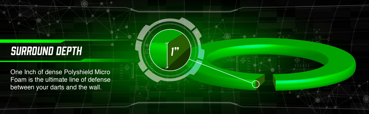 Viper Guardian Dartboard Surround Black